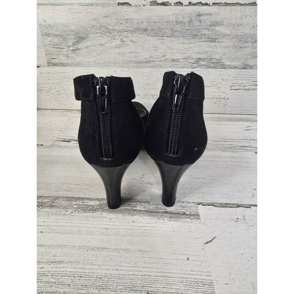 LifeStride Giovanna 2 Black Fabric Strappy Pumps Heels Womens 9.5M Comfort Soft - Picture 5 of 8